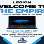 Lenovo Legion welcomes gamers to join ‘The Empire’ Holds price drop promo for a limited time only 2020 - Gogagah