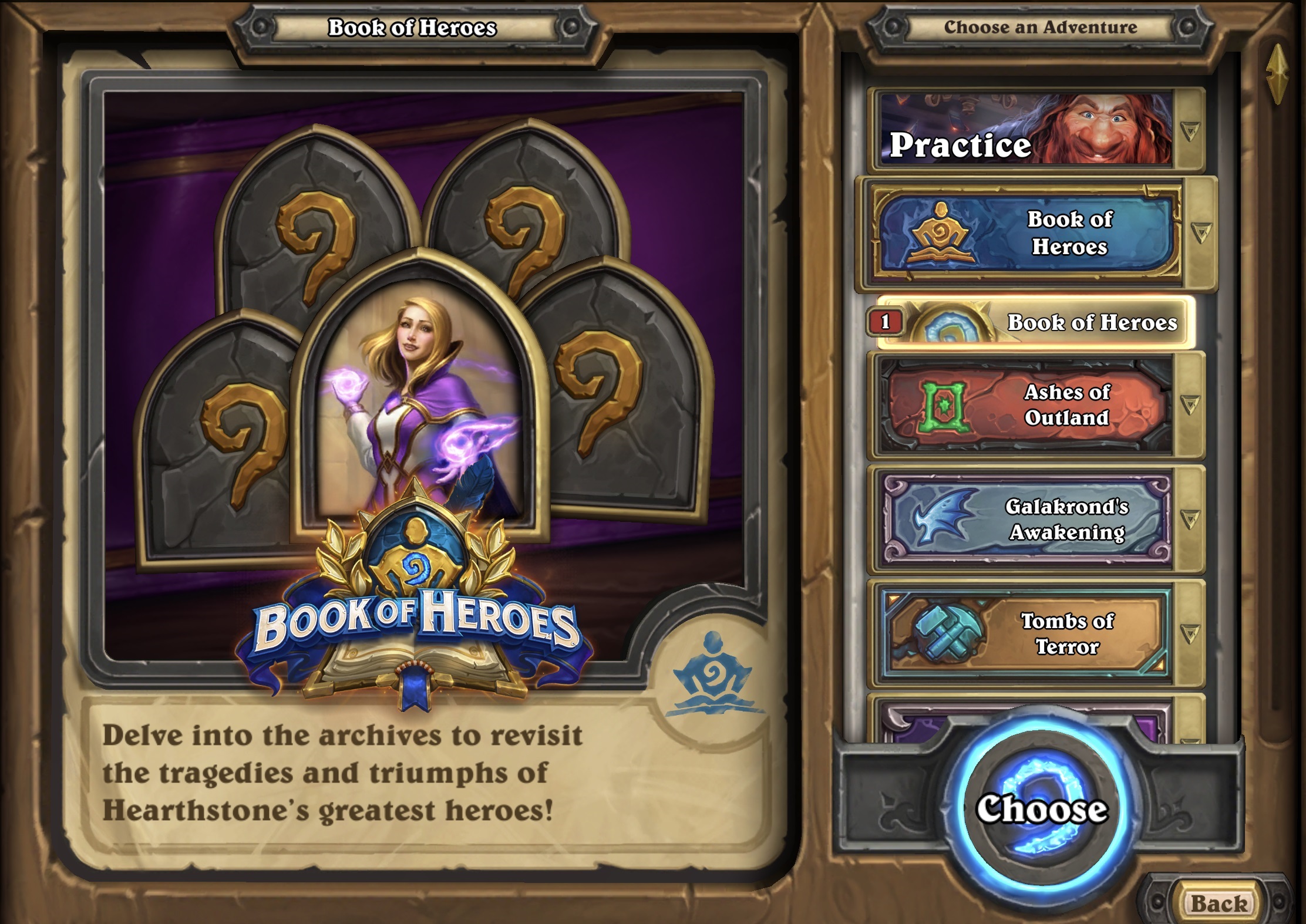 Hearthstone’s newest solo adventure